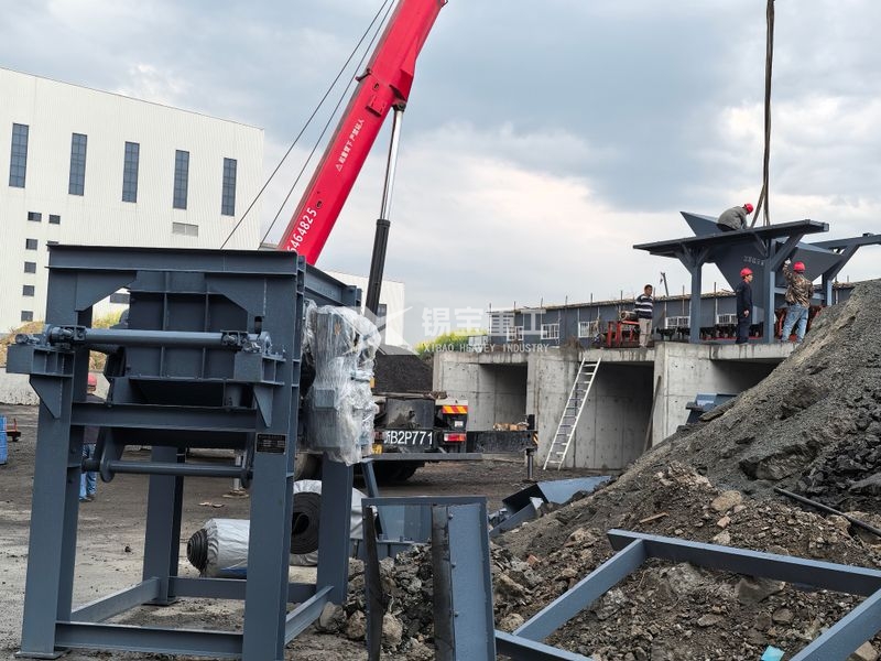 宁波慈溪沥青铣刨料破碎筛分设备现场