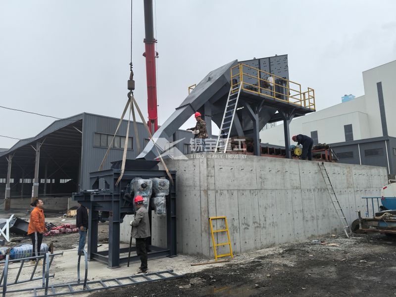 宁波慈溪沥青铣刨料破碎筛分设备现场