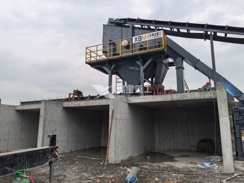 宁波慈溪沥青铣刨料破碎筛分设备现场